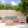 6-teiliges Gartenmöbel-Set mit Kissen aus Douglasienholz von vidaXL, Gartensets - Ref: Foro24-3186002, Preis: 525,21 €, Rabat...