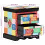 Armario de Noche con cajón Multicolor 40 x 35 x 45 cm