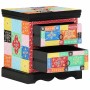 Armario de Noche con cajón 2 pcs Multicolor 40 x 35 x 45 cm