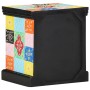 Armario de Noche con cajón 2 pcs Multicolor 40 x 35 x 45 cm