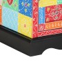 Armario de Noche con cajón 2 pcs Multicolor 40 x 35 x 45 cm