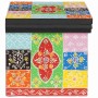 Armario de Noche con cajón 2 pcs Multicolor 40 x 30 x 28 cm