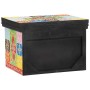 Armario de Noche con cajón 2 pcs Multicolor 40 x 30 x 28 cm