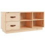 Shoe bench solid pine wood 100x34x45 cm by vidaXL, Shoe racks and shoe organizers - Ref: Foro24-820177, Price: 77,52 €, Disco...