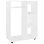 Armario de madera de ingeniería blanco 80x40x110 cm de vidaXL, Armarios roperos - Ref: Foro24-808513, Precio: 78,29 €, Descue...