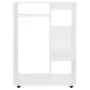 Armario de madera de ingeniería blanco 80x40x110 cm de vidaXL, Armarios roperos - Ref: Foro24-808513, Precio: 78,29 €, Descue...