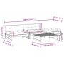 4-teiliges Gartenmöbel-Set und Massivholzkissen von vidaXL, Gartensets - Ref: Foro24-3186109, Preis: 587,52 €, Rabatt: %