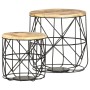 Coffee tables 2 units solid mango wood by vidaXL, Coffee table - Ref: Foro24-286579, Price: 87,10 €, Discount: %
