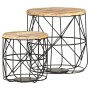 Coffee tables 2 units solid mango wood by vidaXL, Coffee table - Ref: Foro24-286579, Price: 87,10 €, Discount: %