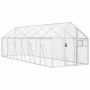 Silberfarbenes Aluminium-Vogelhaus 1,79 x 6 x 1,85 m von vidaXL, Füße und Vogelkäfige - Ref: Foro24-3155798, Preis: 561,52 €,...