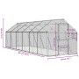 Silberfarbenes Aluminium-Vogelhaus 1,79 x 6 x 1,85 m von vidaXL, Füße und Vogelkäfige - Ref: Foro24-3155798, Preis: 561,52 €,...