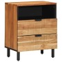 Armario de Noche Marrón 50 x 33 x 62 cm madera maciza de acacia