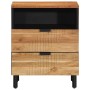 Armario de Noche Marrón 50 x 33 x 62 cm madera maciza de acacia