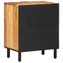 Armario de Noche Marrón 50 x 33 x 60 cm madera maciza de acacia