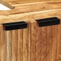Mueble de Lavabo para Baño Marrón Madera maciza de Acacia