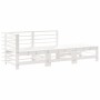 3-piece garden sofa set with solid white wood cushions by vidaXL, Garden sets - Ref: Foro24-3186033, Price: 311,44 €, Discoun...