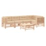 Gartenmöbelset 6-teilig und Kissen aus massivem Holz von vidaXL, Gartensets - Ref: Foro24-3186004, Preis: 527,92 €, Rabatt: %