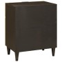 Mesa de Noche con cajón Negro y dorado 50 x 33 x 60 cm