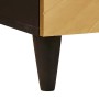 Mesa de Noche con cajón Negro y dorado 50 x 33 x 60 cm