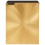 Gabinete de Baño con estante Negro y dorado 38 x 33 x 48 cm