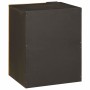 Gabinete de Baño con estante Negro y dorado 38 x 33 x 48 cm