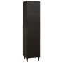 Gabinete de Baño con cajón Negro y dorado 38 x 33 x 160 cm