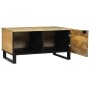 Mesa de Café Marrón y Negro 80 x 50 x 40 cm
