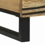 Mesa de Café Marrón y Negro 80 x 50 x 40 cm