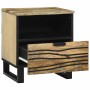 Armario de Noche Marrón 40 x 33 x 46 cm madera maciza de mango