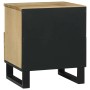 Armario de Noche Marrón 40 x 33 x 46 cm madera maciza de mango