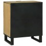 Armario de Noche Marrón 50 x 33 x 60 cm madera maciza de mango
