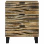 Armario de Noche Marrón 50 x 33 x 60 cm madera maciza de mango