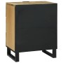 Armario de Noche Marrón 50 x 33 x 60 cm madera maciza de mango