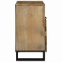 Armario de Noche Marrón 50 x 33 x 60 cm madera maciza de mango