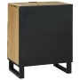 Armario de Noche Marrón 50 x 33 x 60 cm madera maciza de mango