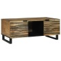 Mesa de Café Marrón y Negro 100 x 54 x 40 cm