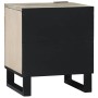 Mesas de noche 2 pcs Natural 40 x 33.5 x 46 cm