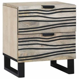 Armario de Noche con cajón y negro 40 x 33 x 46 cm