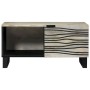 Mesa de Café Beige y Negro 80 x 50 x 40 cm