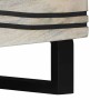 Mesa de Café Beige y Negro 80 x 50 x 40 cm