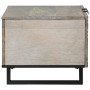 Mesa de Café Beige y Negro 80 x 50 x 40 cm