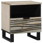 Armario de Noche con cajón y negro 40 x 33 x 46 cm