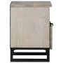 Armario de Noche con cajón 2 pcs y negro 40 x 33 x 46 cm