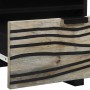 Armario de Noche con cajón 2 pcs y negro 40 x 33 x 46 cm