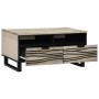 Mesa de Café with Drawer, Negro 80 x 54 x 40 cm