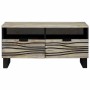 Mesa de Café with Drawer, Negro 80 x 54 x 40 cm