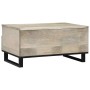 Mesa de Café with Drawer, Negro 80 x 54 x 40 cm