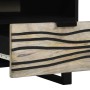 Mesa de Café with Drawer, Negro 80 x 54 x 40 cm
