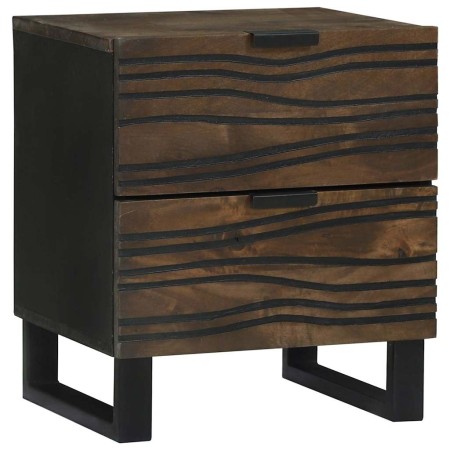 Armario de Noche Nogal 40 x 33 x 46 cm madera maciza de mango