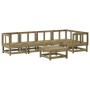 Garden furniture set 6 pieces and cushions made of impregnated pine wood by vidaXL, Garden sets - Ref: Foro24-3185989, Price:...